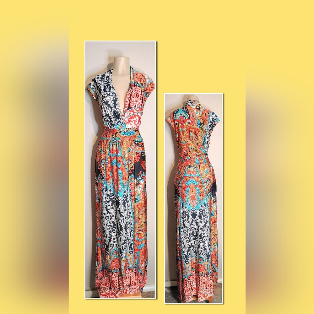 Multicolor Maxi Dress